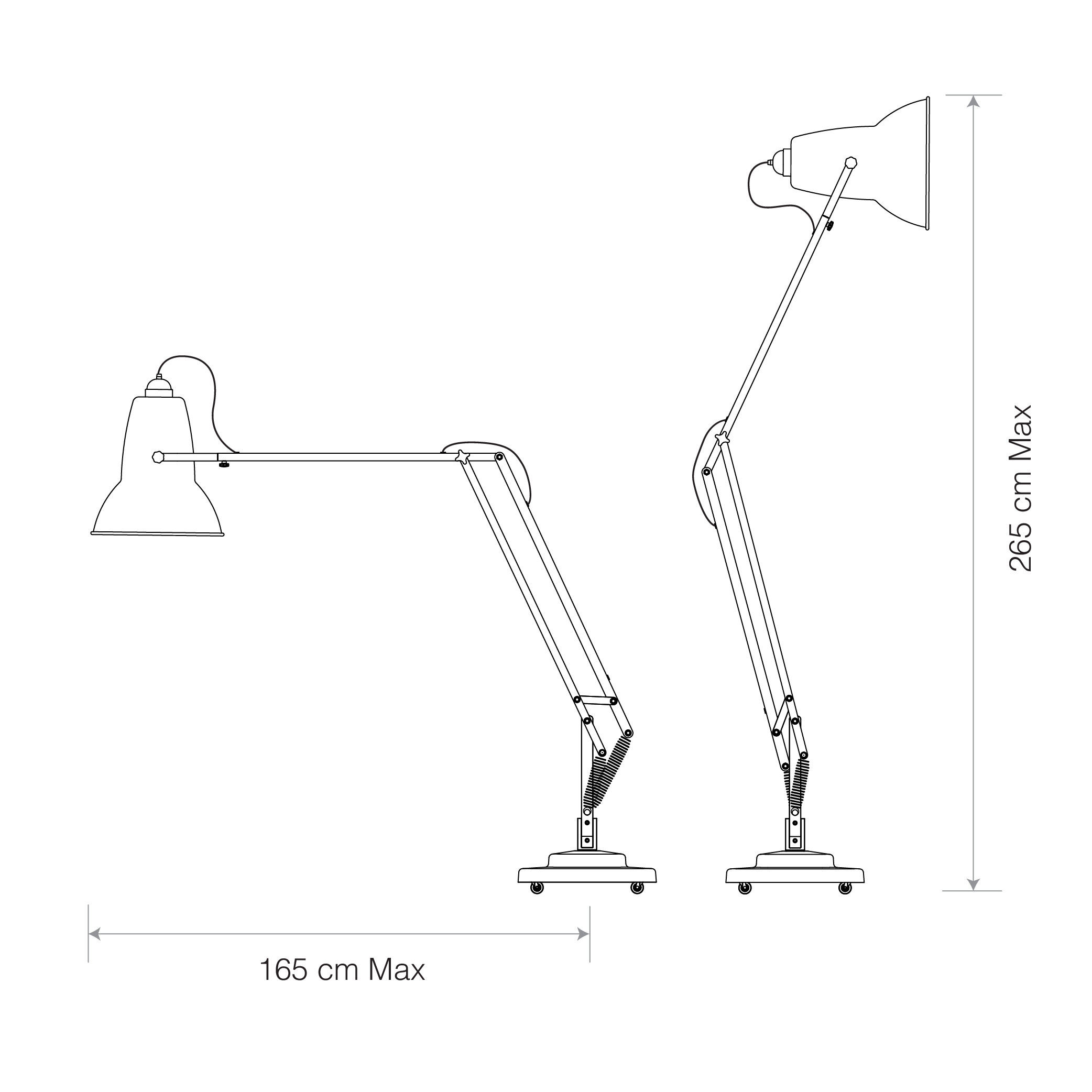 Original 1227 Giant Floor Lamp